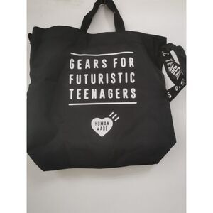 HUMAN MADE Shoulder Bag Crossbody Tote Bag Travel Bag Gym Bag Black